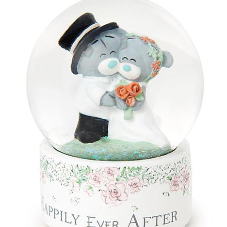 Happily Ever After Me to You Bear Wedding Snow Globe Extra Image 1